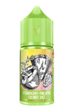 Жидкости (E-Liquid) Жидкость Rell Salt: Green Strawberry Pineapple Coconut Juice 30/20