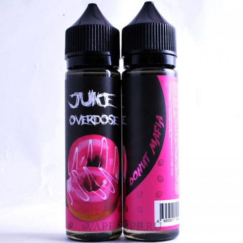 Жидкости (E-Liquid) Жидкость Juice Overdose Zero Donut Mafia 60/0
