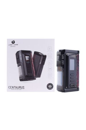 Электронные сигареты Бокс мод LOST VAPE Centaurus Quest BF Box Mod Black Ukiran Leather