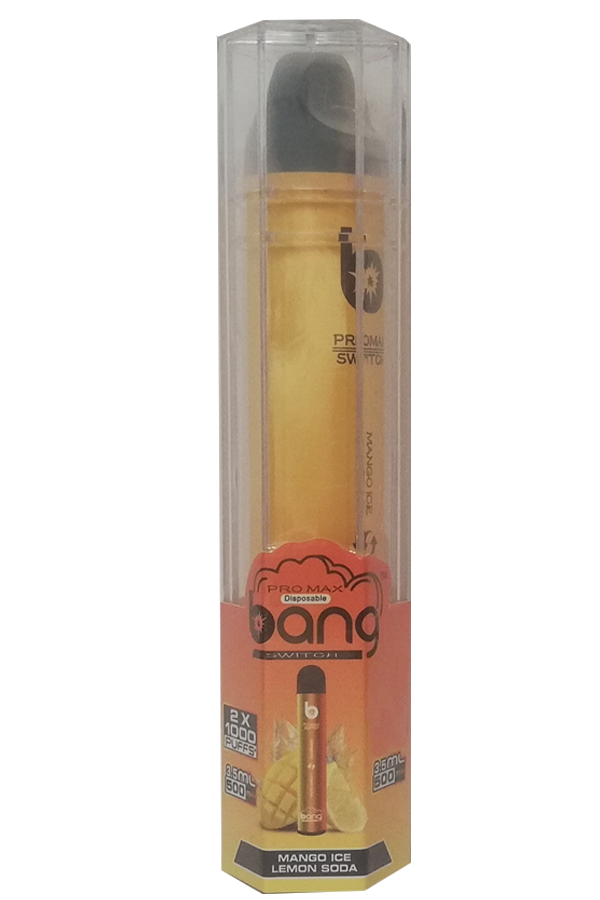 Электронные сигареты Одноразовый Bang Promax Switch 2000 Mango Ice & Lemon Soda Ледяное Манго & Лимонад