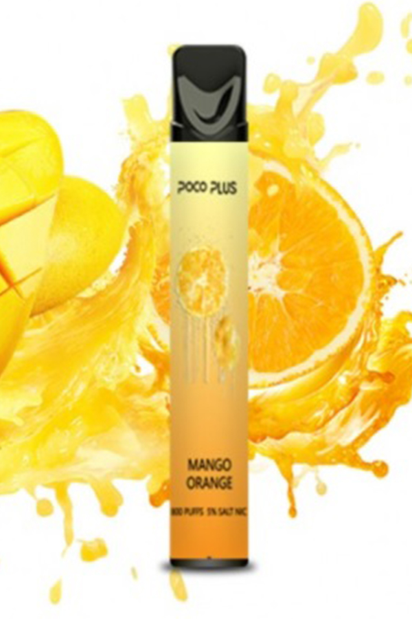 Электронные сигареты Одноразовый Poco Plus 800 Mango Orange Манго Апельсин