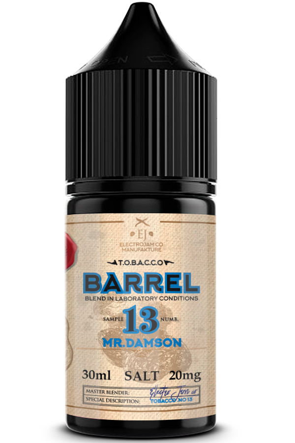 Жидкости (E-Liquid) Жидкость ElectroJam Salt: T.o.b.a.c.c.o. Barrel Mr. Damson 30/20 Strong