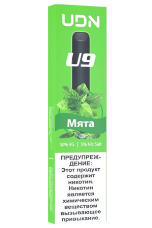 Электронные сигареты Одноразовый UDN U9 350 Mint Мята