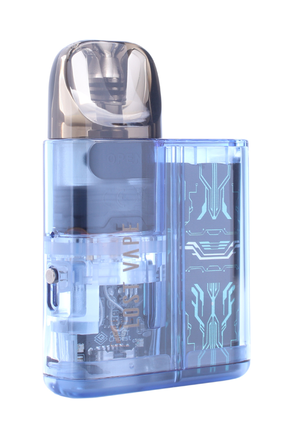 Электронные сигареты Набор LOST VAPE URSA BABY Pod Kit 800 mAh Blue Clear
