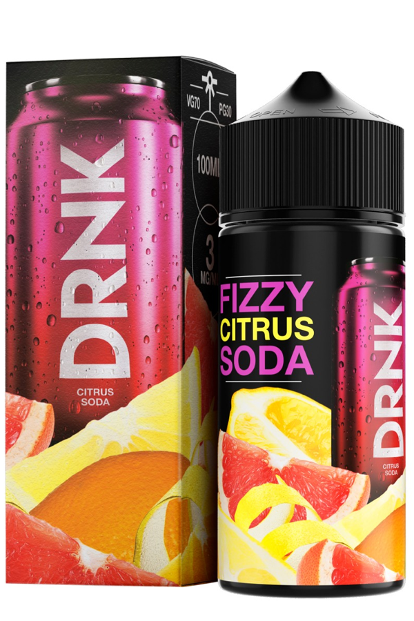 Жидкости (E-Liquid) Жидкость DRNK Classic Citrus Soda 100/3