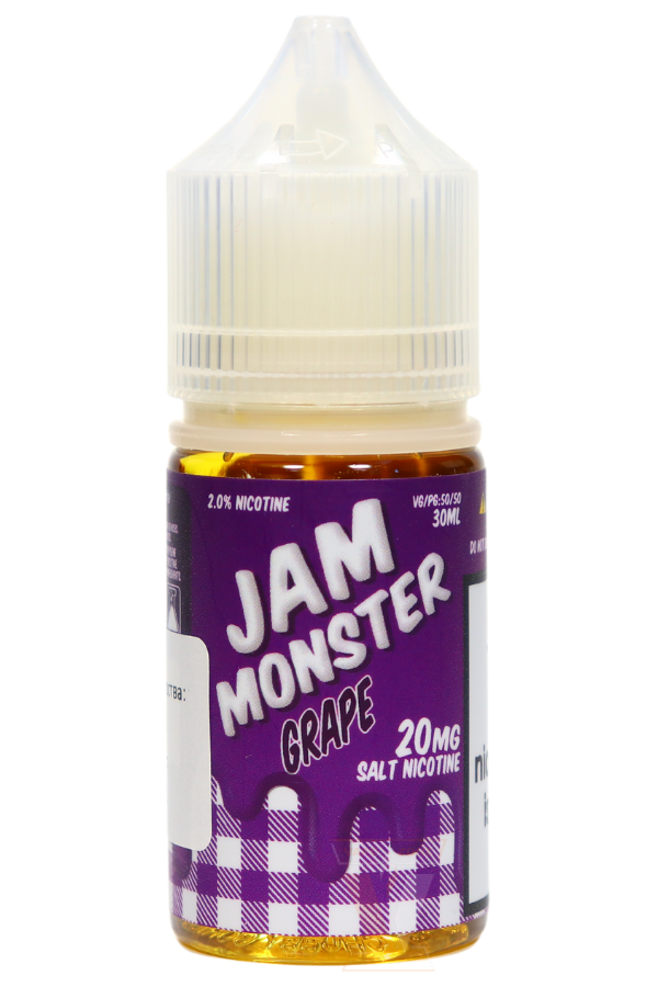 Жидкости (E-Liquid) Жидкость Jam Monster Salt Grape 30/20