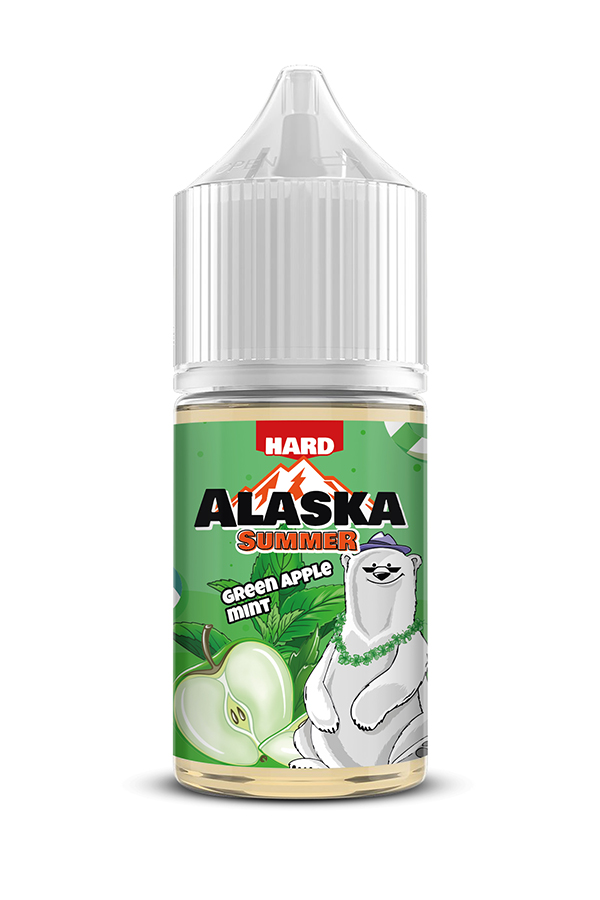 Жидкости (E-Liquid) Жидкость Alaska Salt: Summer Green Apple Mint 30/20 Hard