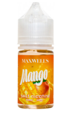 Жидкости (E-Liquid) Жидкость Maxwells Salt Mango 30/20 Hybrid