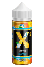 Жидкости (E-Liquid) Жидкость X-3 Classic: Ice Tea Mango 120/3