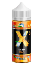 Жидкости (E-Liquid) Жидкость X-3 Classic: Ice Tea Peach 120/3