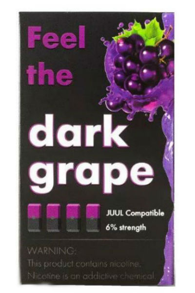 Расходные элементы Картриджи Feel the (4 шт) Dark grape 60 мг