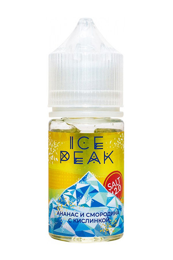 Жидкости (E-Liquid) Жидкость Ice Peak Zero Ананас И Смородина С Кислинкой 30/0