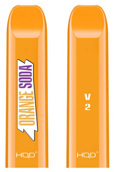 Электронные сигареты Одноразовый HQD V2 250 Orange Soda Апельсиновый Лимонад