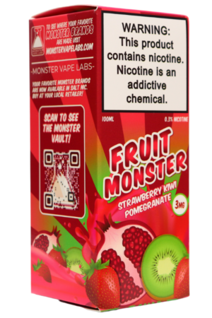 Жидкости (E-Liquid) Жидкость Fruit Monster Classic Strawberry Kiwi Pomegranate 100/3