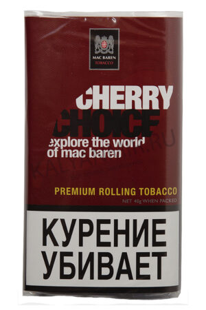 Табак Самокруточный Табак Mac Baren Tobacco 40 г Cherry Choice Вишня М