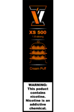 Электронные сигареты Одноразовый VZ XS 500 Cream Puff Пирожное с Кремом