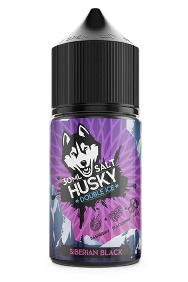 Жидкости (E-Liquid) Жидкость Husky Salt: Double Ice Siberian Black 30/20
