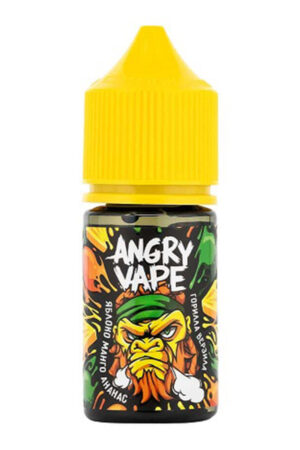 Жидкости (E-Liquid) Жидкость Angry Vape Salt Яблоко Манго Ананас 30/20