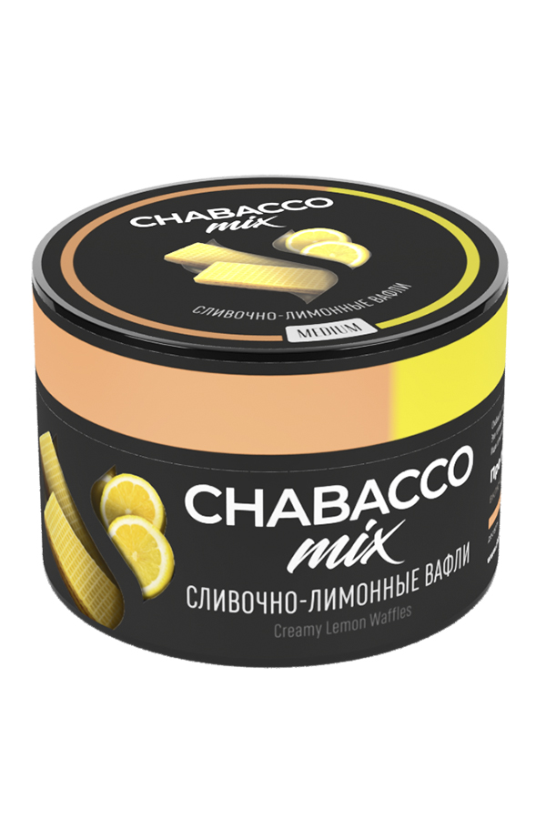Табак Табак Для Кальяна Chabacco Mix Medium 50 г Сливочно-Лимонные Вафли [Банка]
