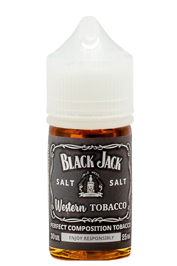 Жидкости (E-Liquid) Жидкость Black Jack Salt Western Tobacco 30/25