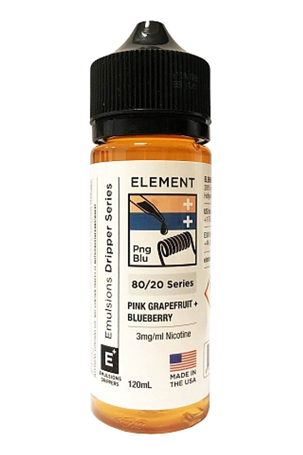 Жидкости (E-Liquid) Жидкость Element Classic Pink Grapefruit + Blueberry 120/3