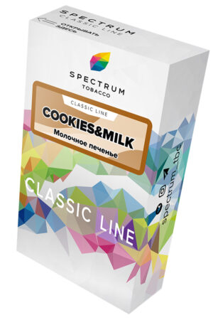 Табак Кальянный Табак Spectrum Tobacco CL 40 г Cookies&Milk Молочное Печенье