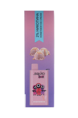 Электронные сигареты Одноразовый RandM Squid Box 5200 Honeydew Ice Cream Медовое Мороженое