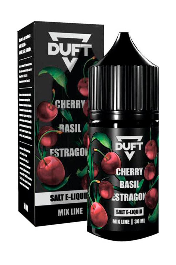 Жидкости (E-Liquid) Жидкость Duft Salt: Mix Line Cherry Basil Estragon 10/20