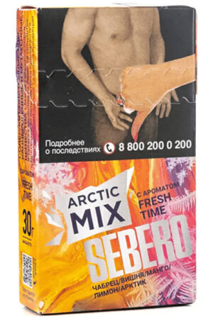 Табак Кальянный Табак Sebero Arctic Mix 20 г Fresh Time Чабрец Вишня Манго Лимон