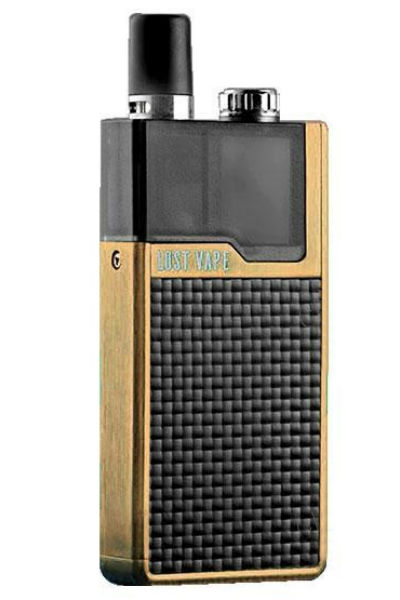 Электронные сигареты Набор Lost Vape Orion DNA GO Kit  Gold+Textured Carbon Fiber