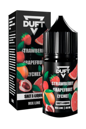 Жидкости (E-Liquid) Жидкость Duft Salt: Mix Line Strawberry Grapefruit Lychee 10/20 Hard