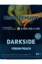 Табак Кальянный Табак Darkside Core 30 г Virgin Peach Персик