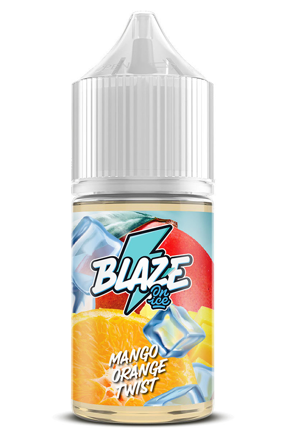 Жидкости (E-Liquid) Жидкость Blaze Salt: On Ice Mango Orange Twist 30/12