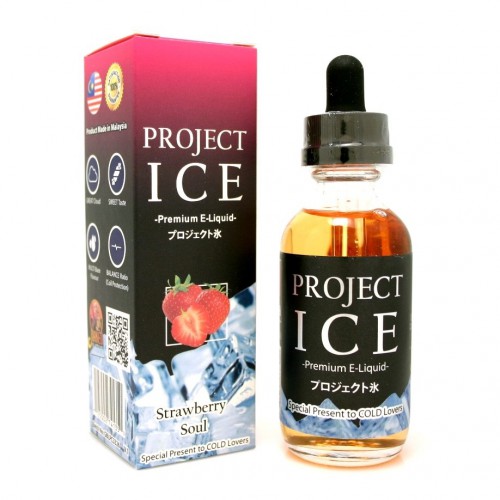 Жидкости (E-Liquid) Жидкость Project ICE Classic Strawberry Soul 60/3