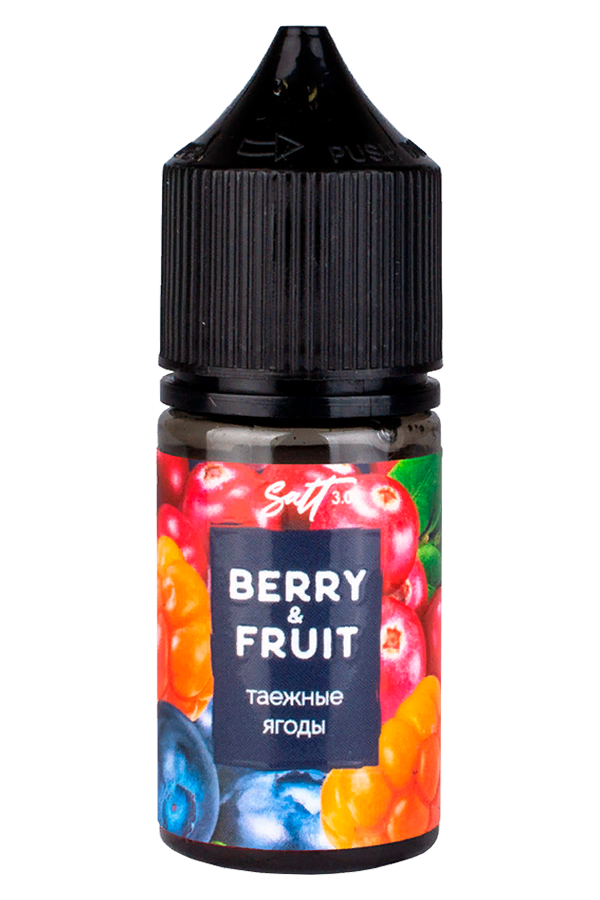 Жидкости (E-Liquid) Жидкость Berry&Fruit Zero Таёжные Ягоды 30/0