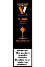 Электронные сигареты Одноразовый VAPE ZONE X 500 1.6 soft Mascarpone Маскарпоне