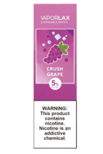 Электронные сигареты Одноразовый Vaporlax Mate 800 Crush Grape Ледяной Виноград