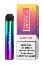 Электронные сигареты Одноразовый Vaporlax 1500 Rainbow Mix Кисло-сладкая Конфета