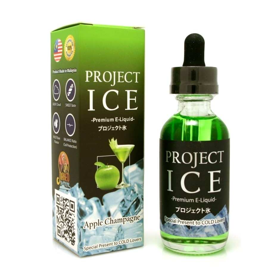 Жидкости (E-Liquid) Жидкость Project ICE Classic Apple Champagne 60/3
