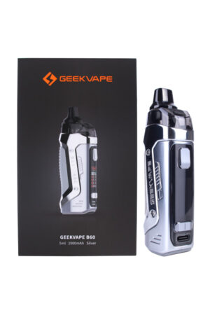 Электронные сигареты Набор Geek Vape B60 (Aegis Boost 2) Pod-Mod 2000 mAh Silver