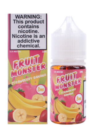 Жидкости (E-Liquid) Жидкость Fruit Monster Classic Strawberry Banana 30/3