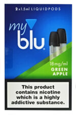 Расходные элементы Картриджи My blu Green Apple 1,5 мл 18 мг