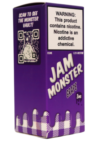 Жидкости (E-Liquid) Жидкость Jam Monster Zero Grape 100/0