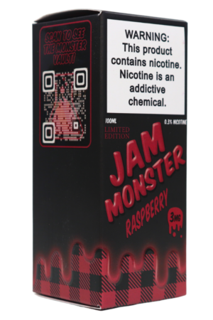 Жидкости (E-Liquid) Жидкость Jam Monster Zero Raspberry 100/0