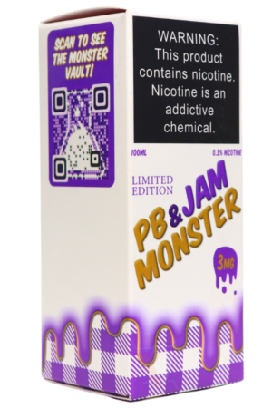 Жидкости (E-Liquid) Жидкость Jam Monster Classic PB Jam Grape 100/3