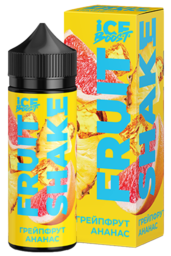 Жидкости (E-Liquid) Жидкость Fruit Shake Zero: Ice Boost Ананас Грейпфрут 120/0
