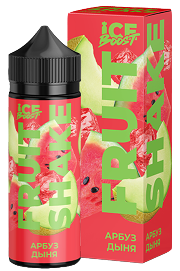 Жидкости (E-Liquid) Жидкость Fruit Shake Zero: Ice Boost Арбуз Дыня 120/0