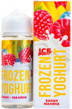 Жидкости (E-Liquid) Жидкость Frozen Yoghurt Zero: Ice Boost Банан - Малина 120/0