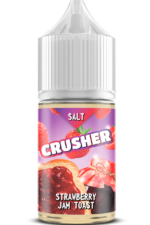 Жидкости (E-Liquid) Жидкость Crusher Salt Strawberry Jam Toast 30/20 Strong