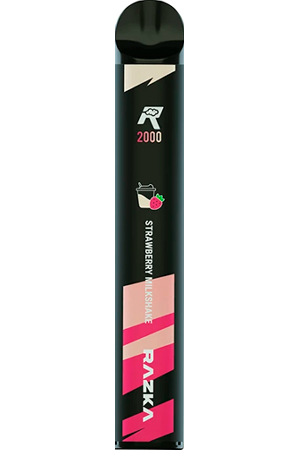 Электронные сигареты Одноразовый Razka R 1000 Strawberry Milkshake Клубничный Милкшейк